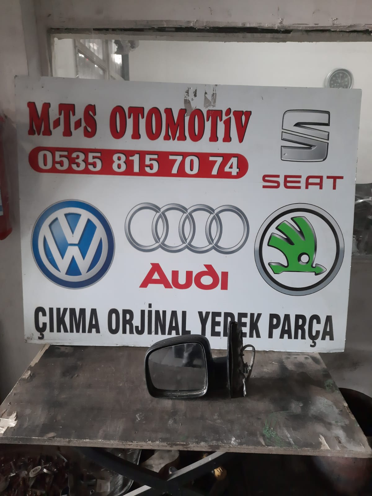 Volkswagen caddy sol ayna komple